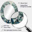 Miroir mural bleu et vert Bohemian Medley-1427342472