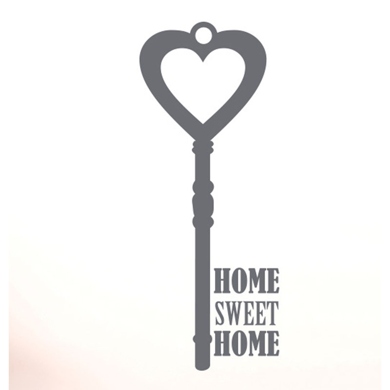 Wall Decal, Grey, Large