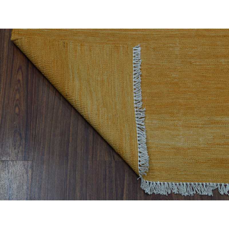Tapis de zone en laine noué la 2 pi 6 po x 6 pi 8 po one-of-kind Morganza