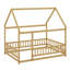 Lit double en bois pleine grandeur, lit maison avec structure de toit-1399137825-1399137828