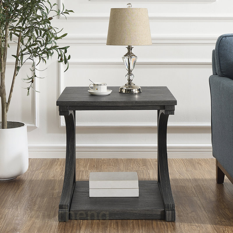 Table basse unique en bois massif avec rangement, polyvalente pour le salon, la cuisine et la salle à manger en appartement