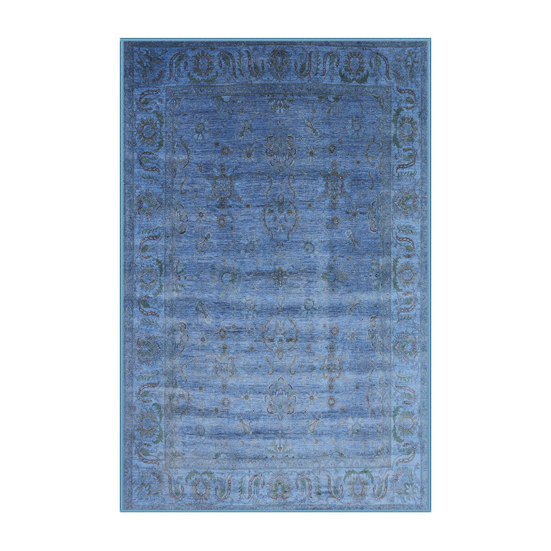 Tapis oriental bleu Lanoue, Rectangle 8 pi x 12 pi