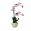 22 in. Realistic Artificial Orchid with Decorative Pot