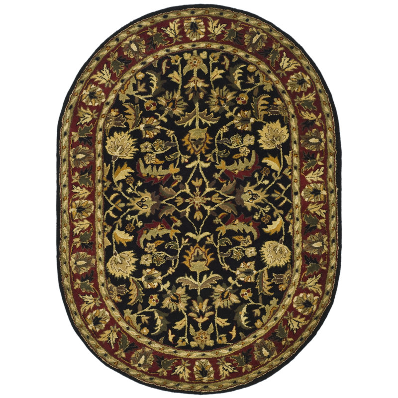 Cranmore Hand Tufted Wool Oriental Rug, Oval 7'6" x 9'6" 