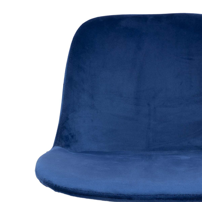 Upholstered Dining Chair, Blue