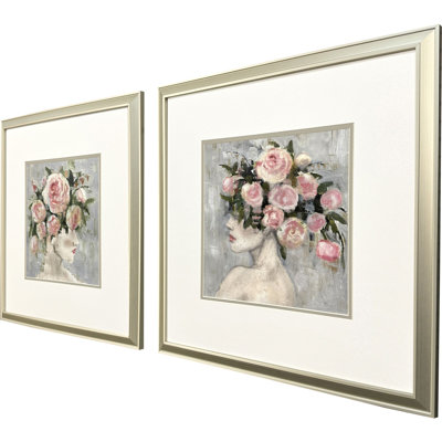 Rose Girl Framed Art