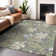 Machine Washable Indoor/Outdoor Cinead ACN1708 Gray Rug