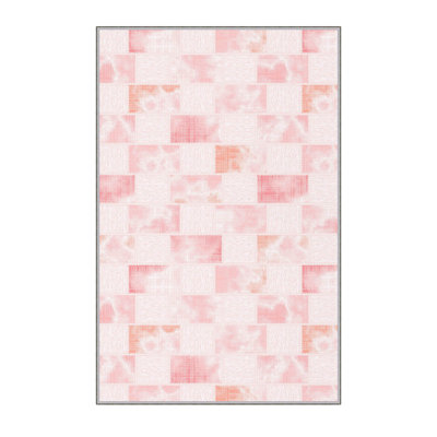 Antibacterial Woven Carpet (3D Digital Print) 4.0 x 5.9 Feet, 100% Polyester, Pile Height: 0.3 Inches | PVC Felt Dot Non-Slip Underside, Machine Washable, Perfect for Living Room & Bedroom Decor