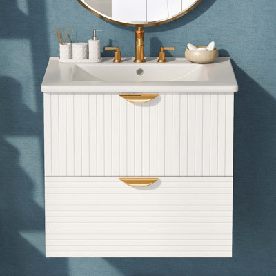 Ensemble de meuble-lavabo mural Aldaco