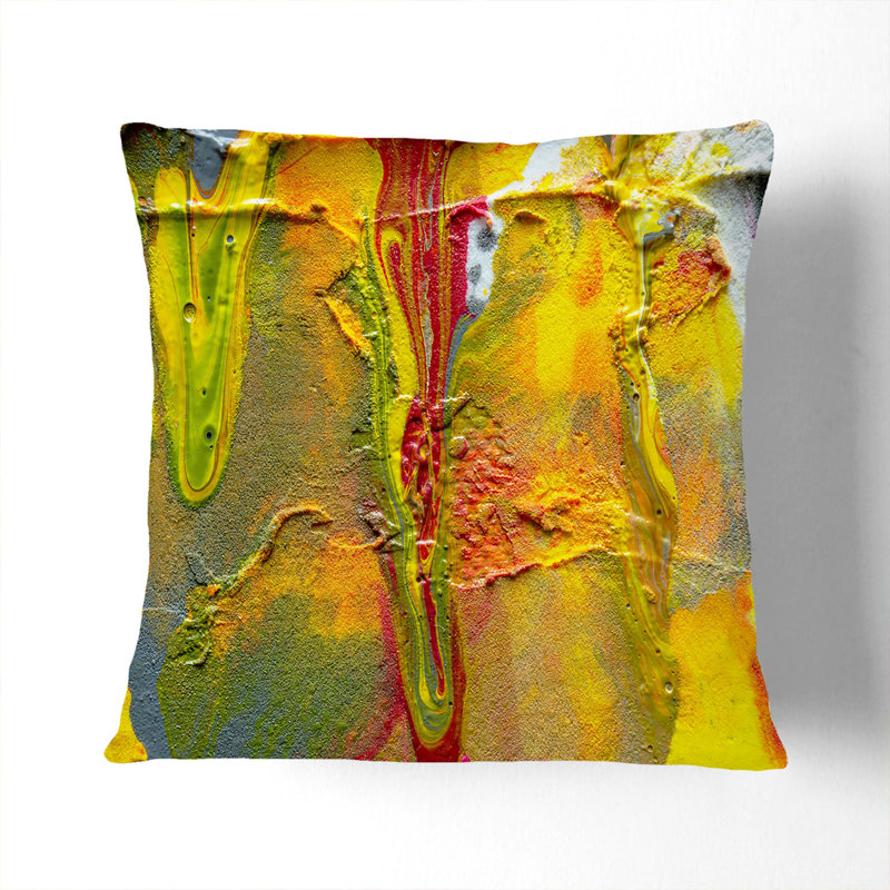 Abstract Square Throw Cushion, Black, 55 x 55 cm