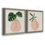Simple Nature III - Ensemble de 2 peintures sur toile encadrées-2113175221-2113175222