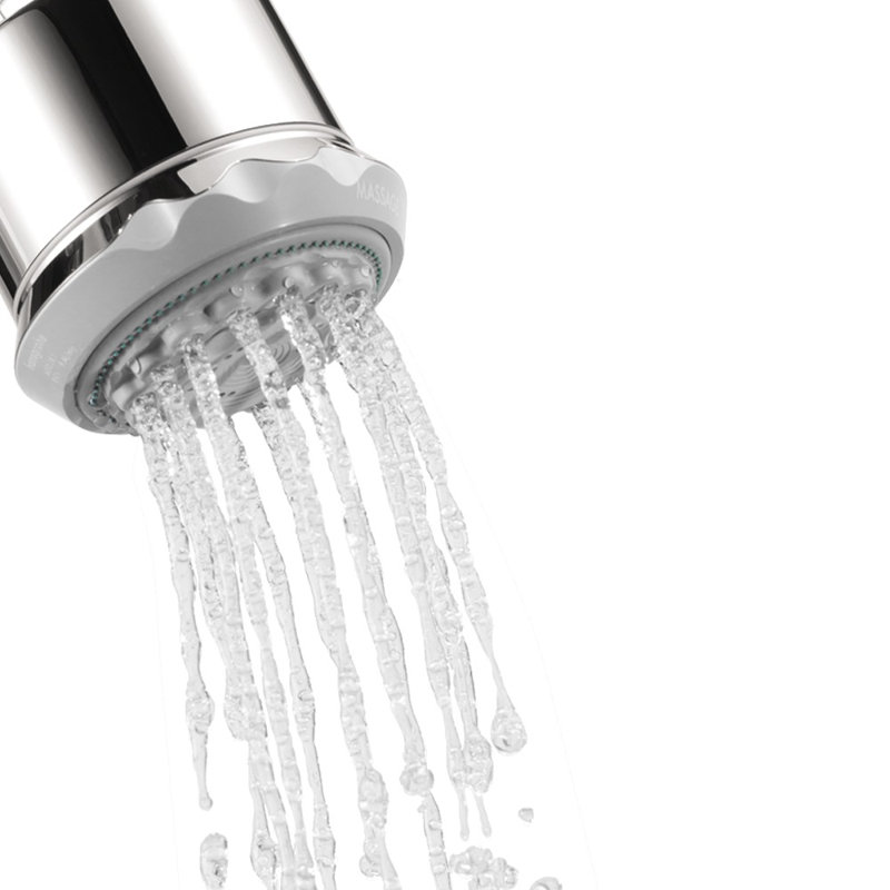 Clubmaster Multi Function Adjustable Shower Head, Chrome