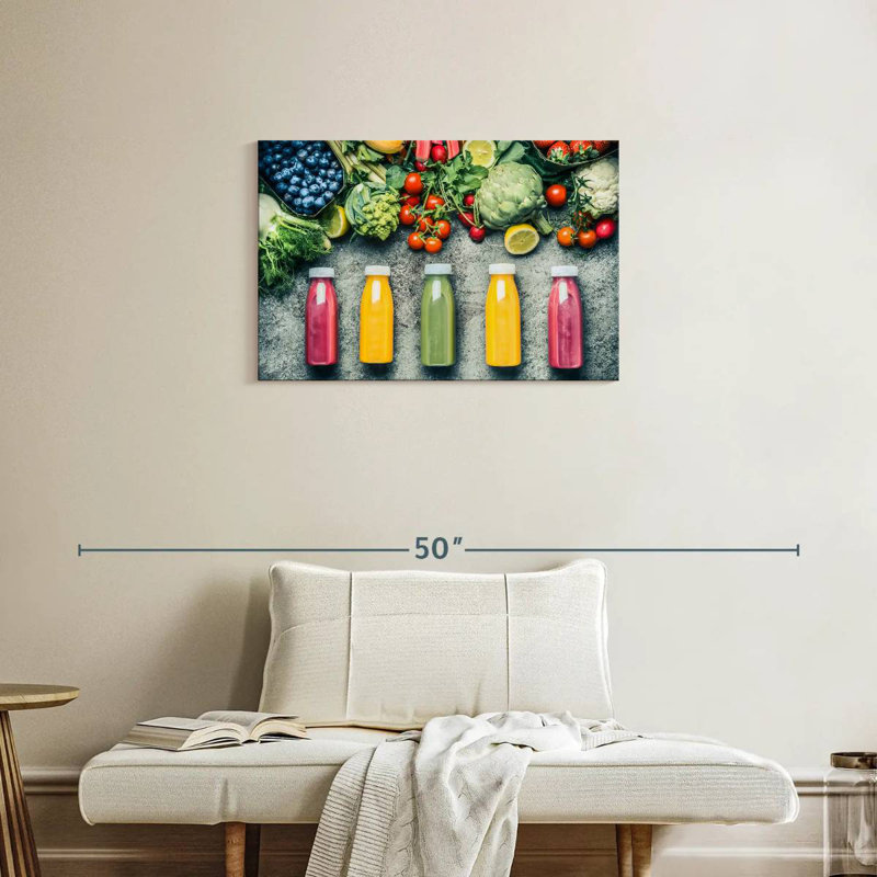 Yarlin Fresh Fruit Juices, 20" H x 30" W
