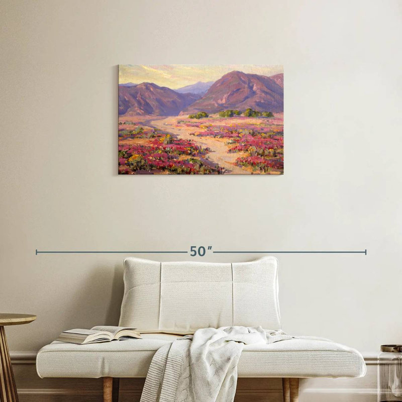 Avery Spring Bloom dans le désert, H 20 po x l 30 po
