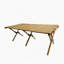 Table de salle à manger portative pliable en bois multifonctionnelle, intérieur naturel