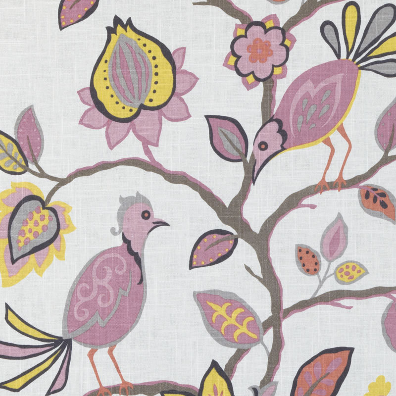 Tobi Fairley Prints and Wovens Meriweather Fabric, Azalea