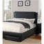 Ensemble de lit 1 pièce noir luxueux pour lit double avec tiroirs de rangement FB Modern-1872054655