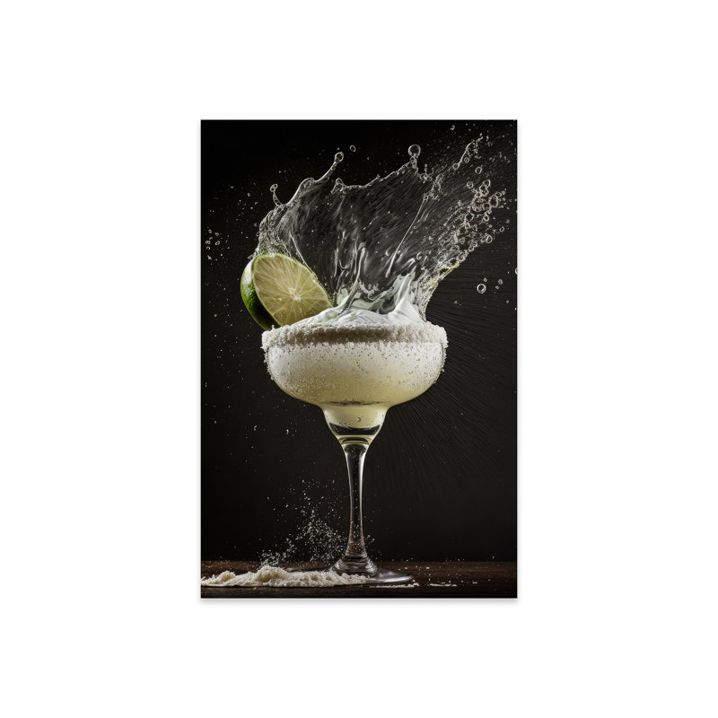«Margarita Splash Cocktail» par Spacescapes - peinture sans cadre
