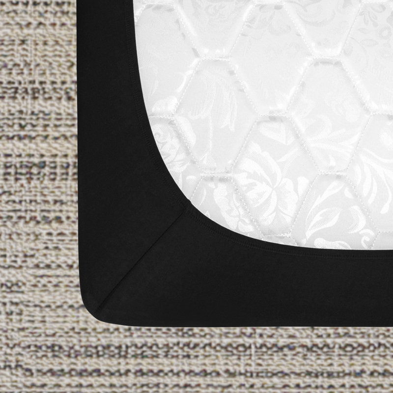 Housse de sommier en tricot Jersey StretchWrap, Simple, Beige