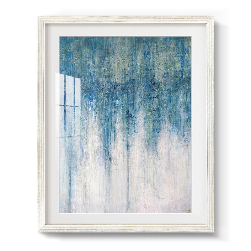 Opal -Framed Print, 28.5" H x 20.5" W, White