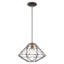 Luminaire suspendu géométrique unique à 1 lumière Maryrose-671059529