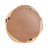 Irregular Mango Wood Round Mirror