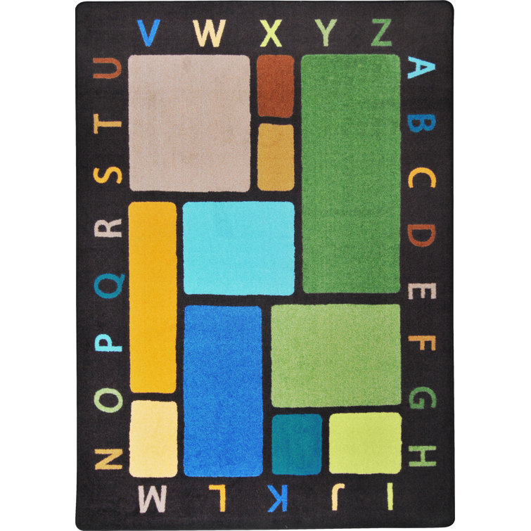 Building Blocks Geometric Area Rug