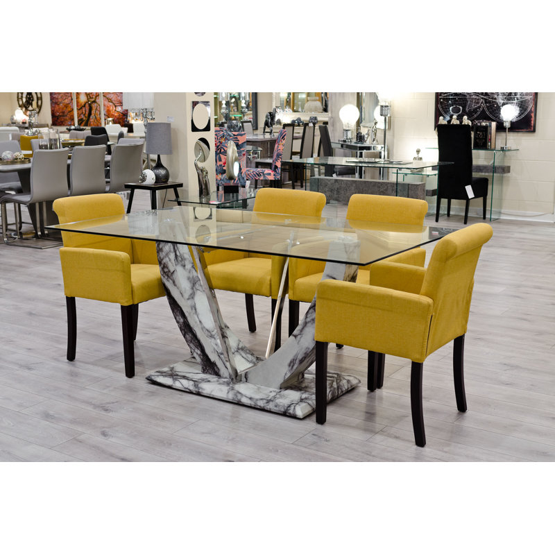 Eunice 4 - Person Dining Set