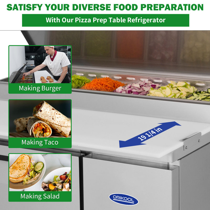 Daheat 11.0 Cubic Feet Prep Refrigerator
