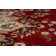 Tapis en laine rouge/beige oakland Cirro