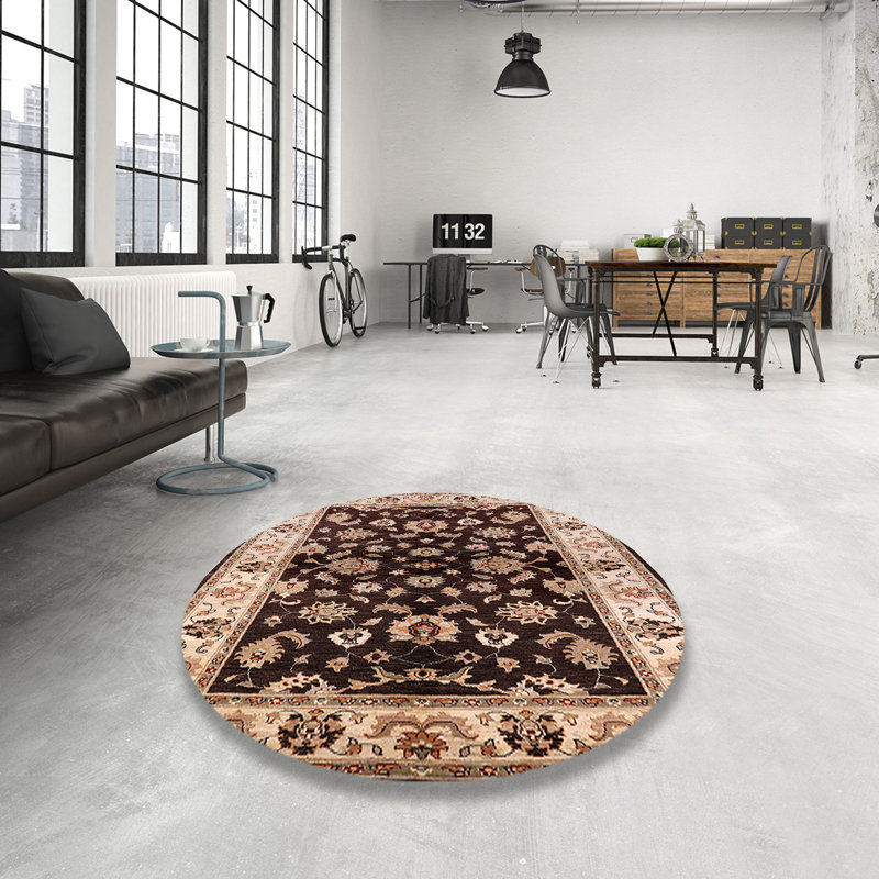 Buck Oriental Indoor Rug, Round 7'