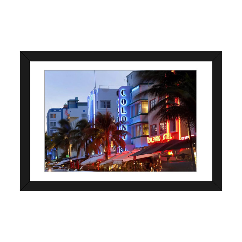 «Miami-Dade County, Florida» par Gustav Klimt, reproduction de photo sur toile, H 24 po x l 32 po x P 1 po, Blanc