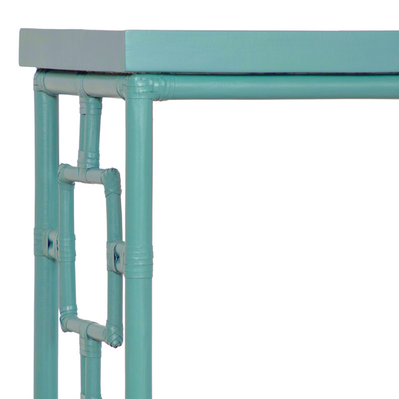 Sobe 60'' W Console Table, Turquoise