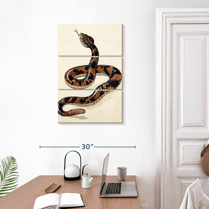 Brampt Rattlesnake, 32" H x 20" W