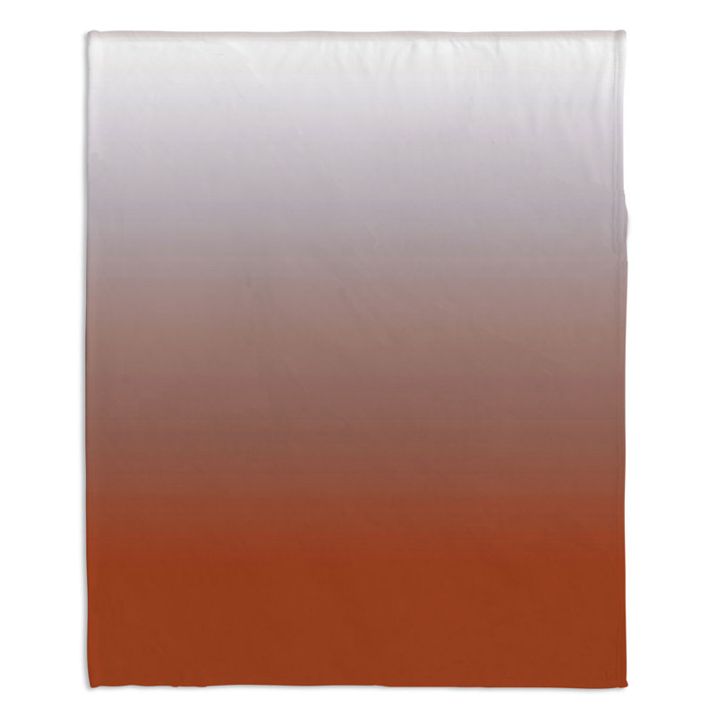 Jeté Sienna, l 68 po x L 80 po, Rouille / gris