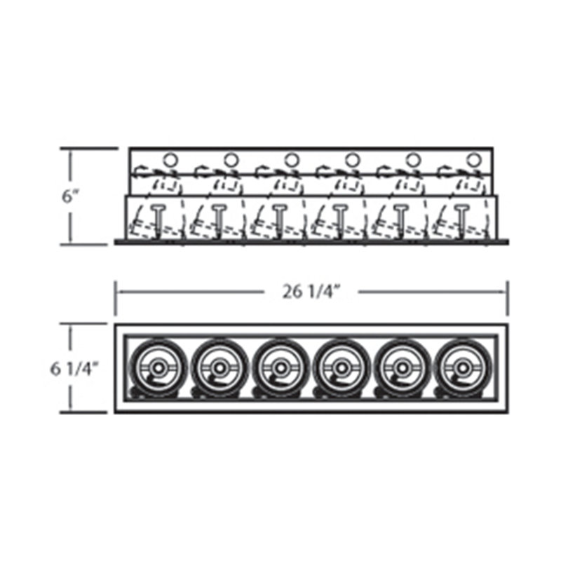 Remodel Recessed Lighting Housing, White