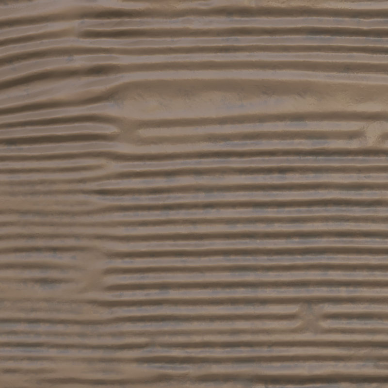 Planche de poutre en faux bois Endurathane sablé, Chêne des récoltes, H 6 po x l 144 po x P 1 po