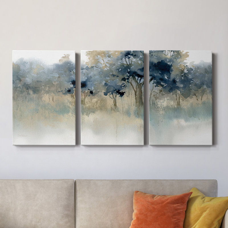 " Waters Edge II " 3 - Pieces, 36" H x 72" W x 1" D