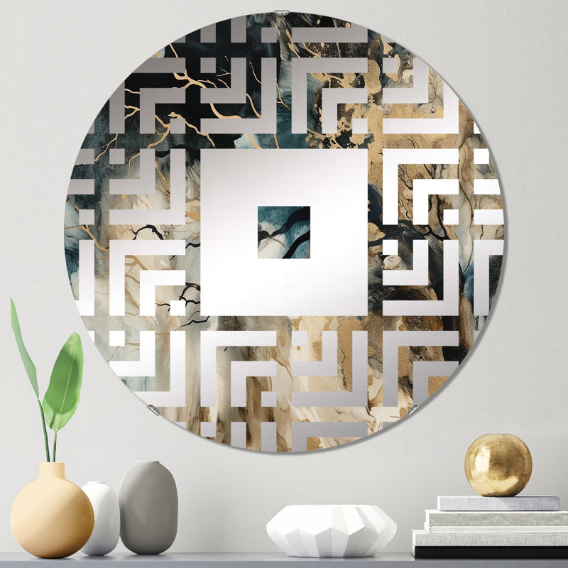 Dolcater - Miroir mural carré, 23,6 po x 23,6 po