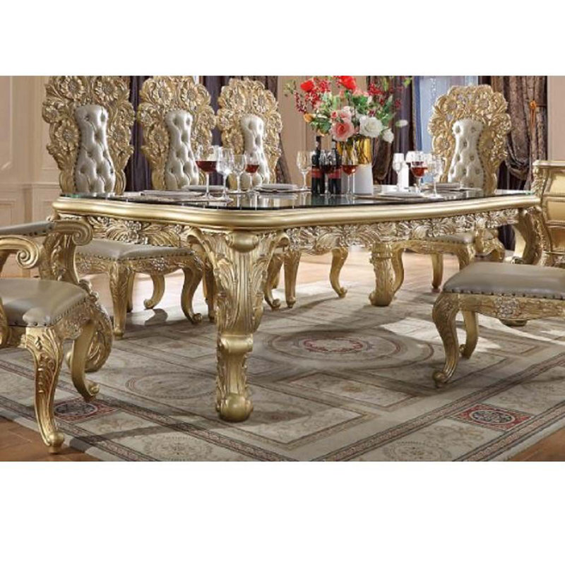 Esopsito Glass Top Dining Table