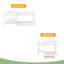 Lit simple en L avec lit gigogne-111260522