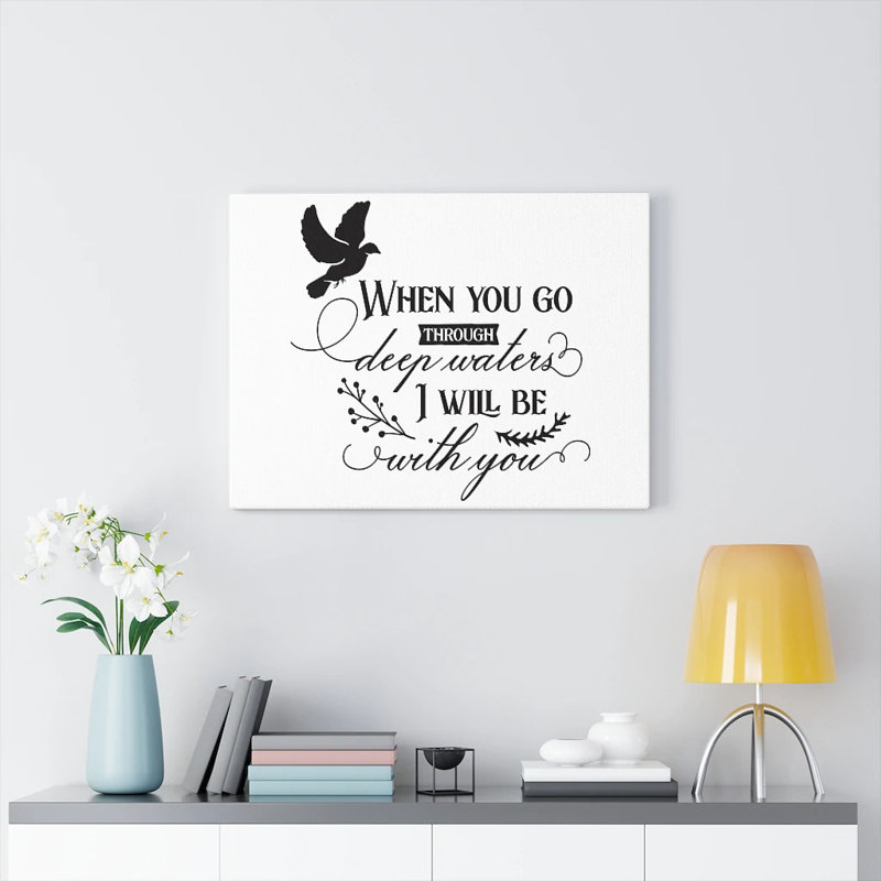 When You Go - Wrapped Canvas Print, 28cm H x 36cm W