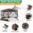 12x12 Pop up Gazebo Screen House Tent for Camping(Upgraded Strut version）)-105587605