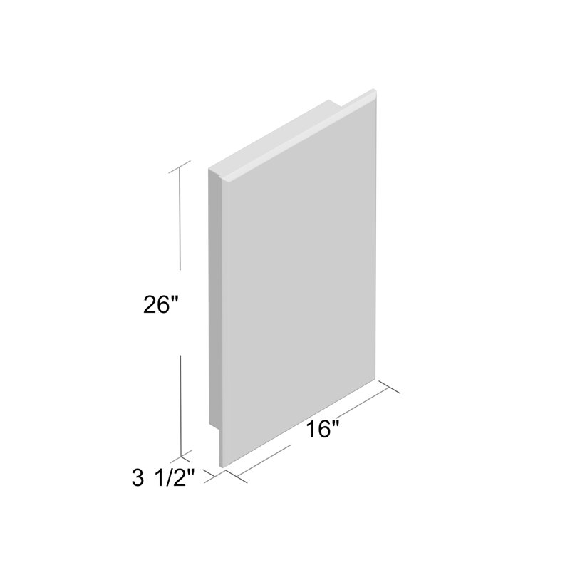 Pharmacie encastrable 16 po x 26 po Kinard
