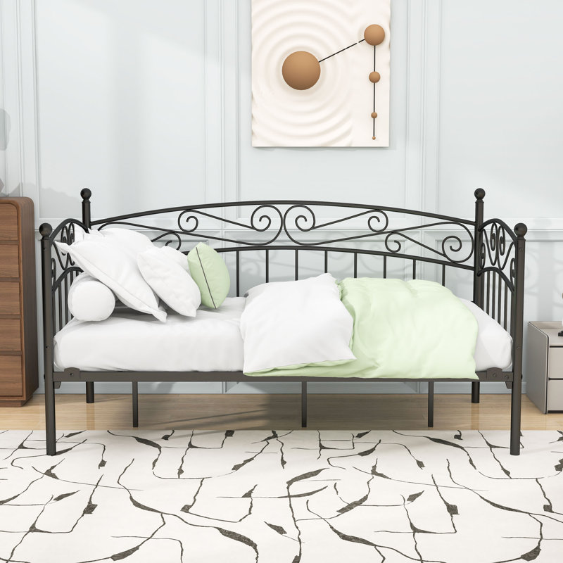 Metal Twin Daybed with Center Legs