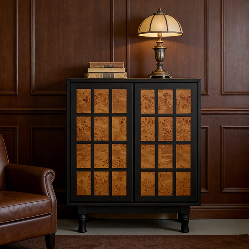 Armoire d'appoint de style rétro moderne