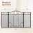 Rann 3 Panel Metal Fireplace Screen