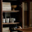 Bibliothèque américaine en bois massif