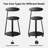 Round End Table Side Table With 3-Tier Shelves (Set of 2)-1690447195