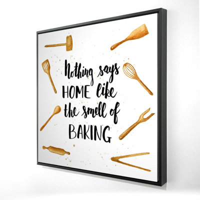 «Home And Bake» sur toile